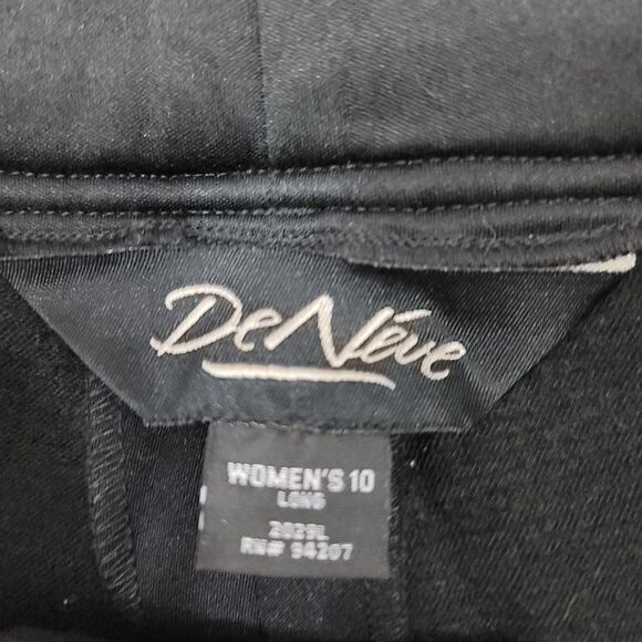 Vintage De Neve Skifans Schoeller Wool Fleece Lined Flare Ski Pants Size 10 Long - Picture 9 of 13